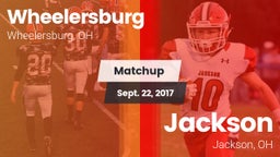 Matchup: Wheelersburg High vs. Jackson  2017