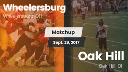 Matchup: Wheelersburg High vs. Oak Hill  2017