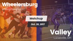 Matchup: Wheelersburg High vs. Valley  2017