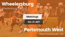 Matchup: Wheelersburg High vs. Portsmouth West  2017