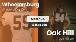 Matchup: Wheelersburg High vs. Oak Hill  2018