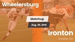 Matchup: Wheelersburg High vs. Ironton  2019