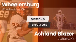 Matchup: Wheelersburg High vs. Ashland Blazer  2019