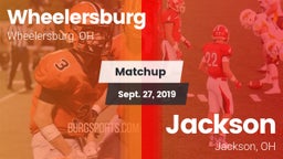 Matchup: Wheelersburg High vs. Jackson  2019
