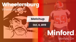 Matchup: Wheelersburg High vs. Minford  2019