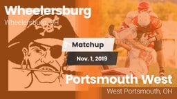 Matchup: Wheelersburg High vs. Portsmouth West  2019