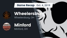 Recap: Wheelersburg  vs. Minford  2019