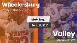 Matchup: Wheelersburg High vs. Valley  2020