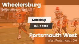 Matchup: Wheelersburg High vs. Portsmouth West  2020