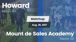 Matchup: Howard  vs. Mount de Sales Academy  2017