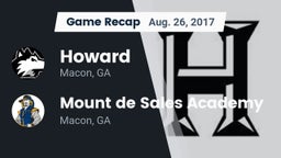 Recap: Howard  vs. Mount de Sales Academy  2017