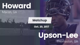 Matchup: Howard  vs. Upson-Lee  2017