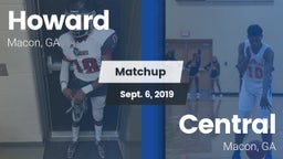 Matchup: Howard  vs. Central  2019