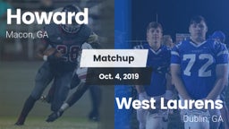 Matchup: Howard  vs. West Laurens  2019