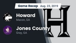 Recap: Howard  vs. Jones County  2019