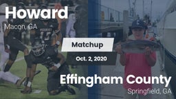 Matchup: Howard  vs. Effingham County  2020
