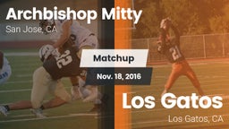 Matchup: Archbishop Mitty vs. Los Gatos  2016