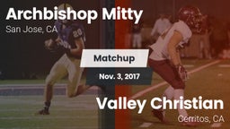 Matchup: Archbishop Mitty vs. Valley Christian  2017