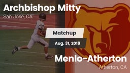 Matchup: Archbishop Mitty vs. Menlo-Atherton  2018
