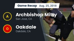 Recap: Archbishop Mitty  vs. Oakdale  2018