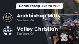 Recap: Archbishop Mitty  vs. Valley Christian  2022