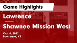 Lawrence  vs Shawnee Mission West Game Highlights - Oct. 6, 2022