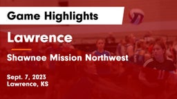 Lawrence  vs Shawnee Mission Northwest  Game Highlights - Sept. 7, 2023