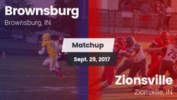 Matchup: Brownsburg High vs. Zionsville  2017