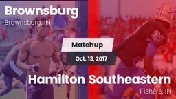 Matchup: Brownsburg High vs. Hamilton Southeastern  2017