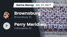 Recap: Brownsburg  vs. Perry Meridian  2017