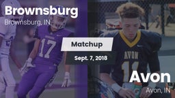 Matchup: Brownsburg High vs. Avon  2018