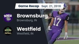 Recap: Brownsburg  vs. Westfield  2018