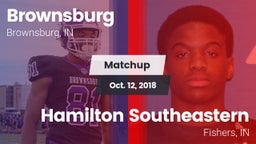 Matchup: Brownsburg High vs. Hamilton Southeastern  2018