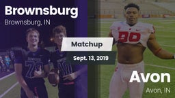Matchup: Brownsburg High vs. Avon  2019