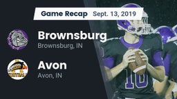 Recap: Brownsburg  vs. Avon  2019