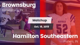 Matchup: Brownsburg High vs. Hamilton Southeastern  2019