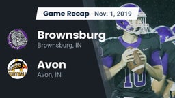 Recap: Brownsburg  vs. Avon  2019