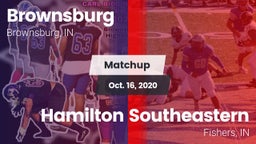 Matchup: Brownsburg High vs. Hamilton Southeastern  2020