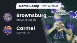 Recap: Brownsburg  vs. Carmel  2020
