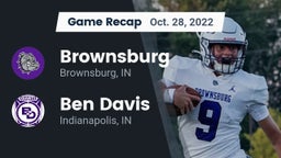 Recap: Brownsburg  vs. Ben Davis  2022