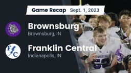 Recap: Brownsburg  vs. Franklin Central  2023