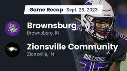 Recap: Brownsburg  vs. Zionsville Community  2023