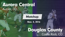 Matchup: Aurora Central vs. Douglas County  2016