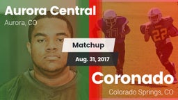 Matchup: Aurora Central vs. Coronado  2017