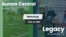 Matchup: Aurora Central vs. Legacy   2017