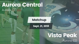 Matchup: Aurora Central vs. Vista Peak  2018