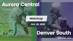 Matchup: Aurora Central vs. Denver South  2018