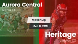 Matchup: Aurora Central vs. Heritage  2019