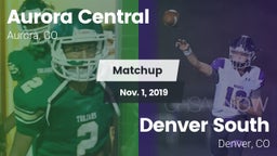 Matchup: Aurora Central vs. Denver South  2019