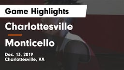 Charlottesville  vs Monticello  Game Highlights - Dec. 13, 2019